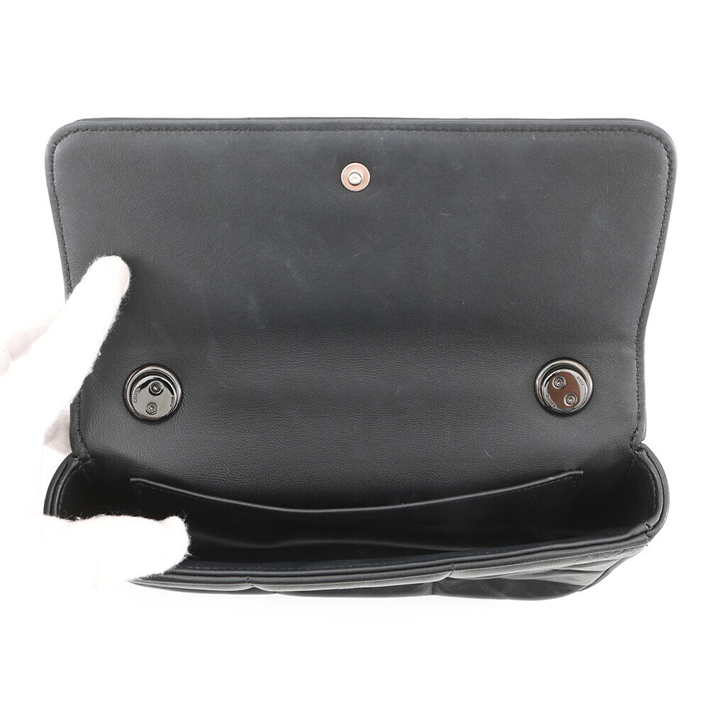 Celine Chain Shoulder Bag Monochrome Black One - Picture 5 of 12